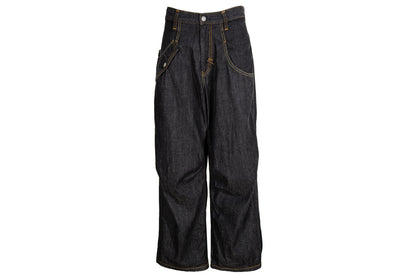 Vintage Y'S by Yohji Yamamoto baggy dropped crotch dark wash denim pants / Made in Japan