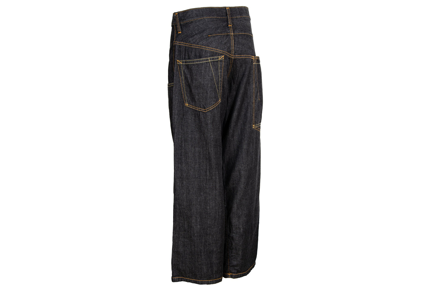 Vintage Y'S by Yohji Yamamoto baggy dropped crotch dark wash denim pants / Made in Japan