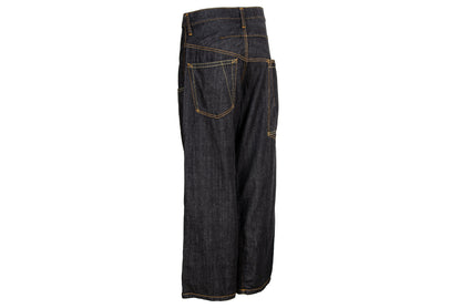 Vintage Y'S by Yohji Yamamoto baggy dropped crotch dark wash denim pants / Made in Japan