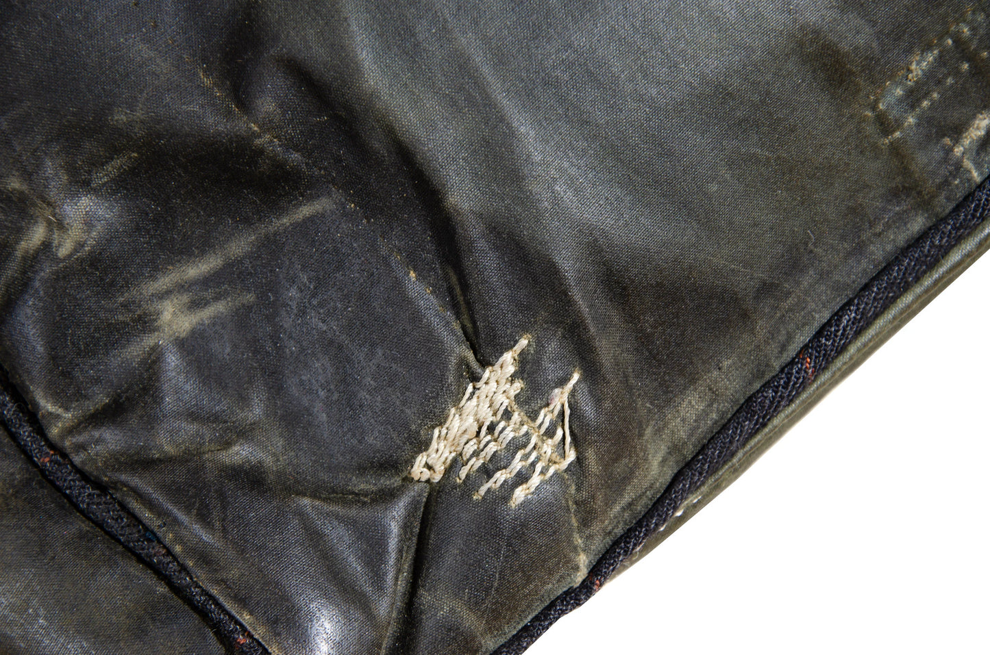 Vintage Barbour raincoat handbag / Handmade in Italy