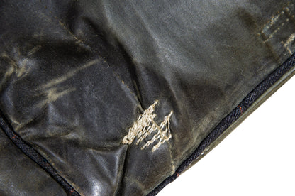 Vintage Barbour raincoat handbag / Handmade in Italy