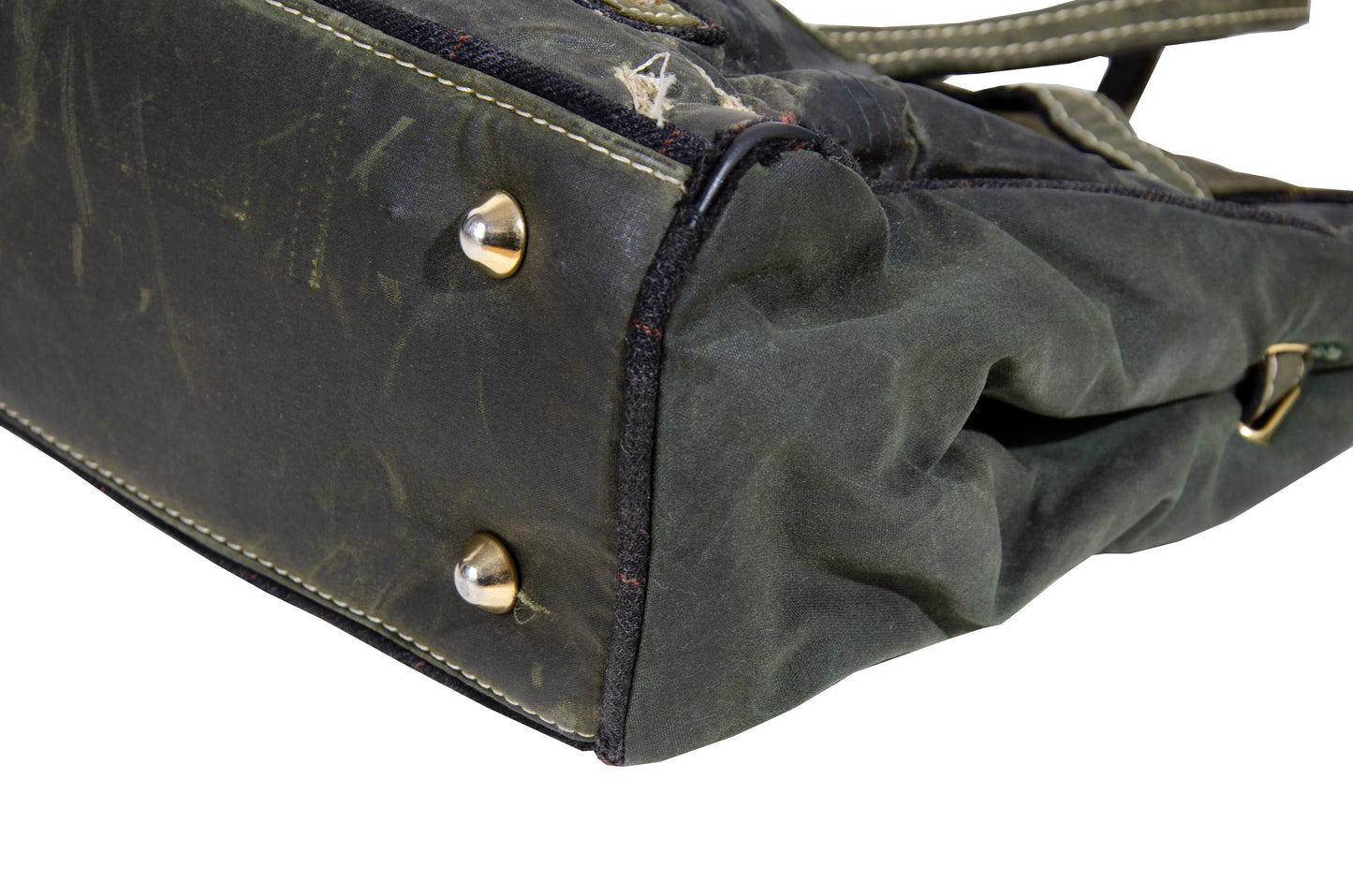 Vintage Barbour raincoat handbag / Handmade in Italy