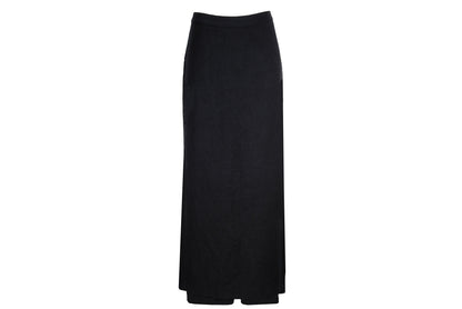 Vintage Costume National black wool skirt pants / Made in Italy