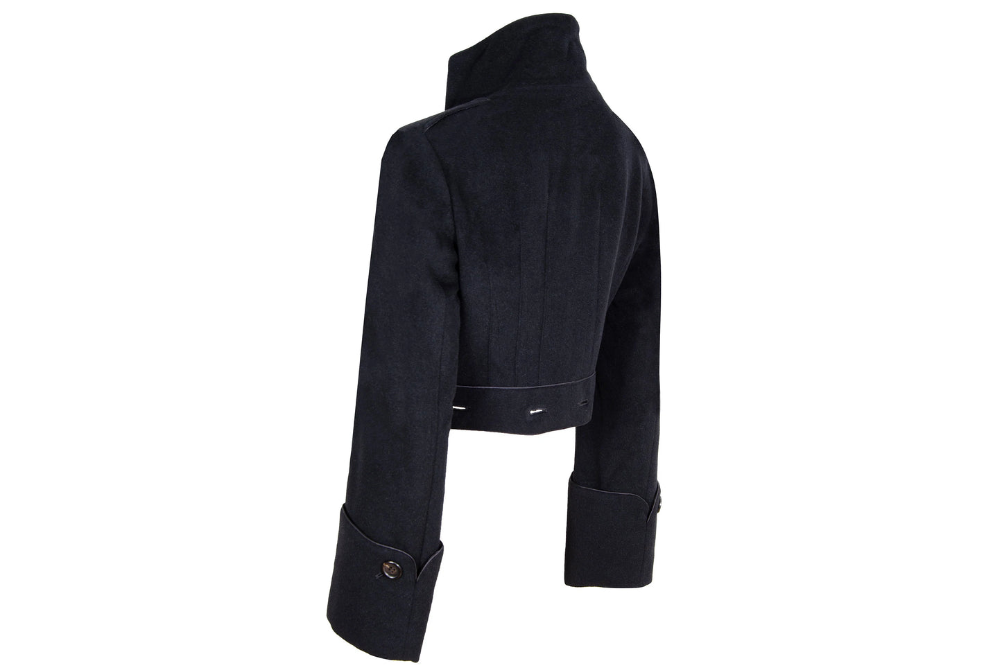 Vintage Atsuro Tayama angora black 2 in 1 coat or cropped jacket / Luxurious avant garde coat / Made in Japan