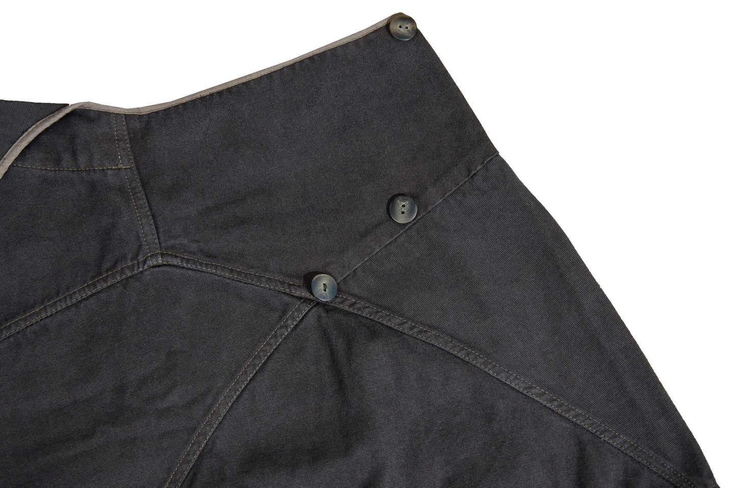 Vintage Japanese brand asymmetrical deconstructed wrap mini skirt / Made in Japan