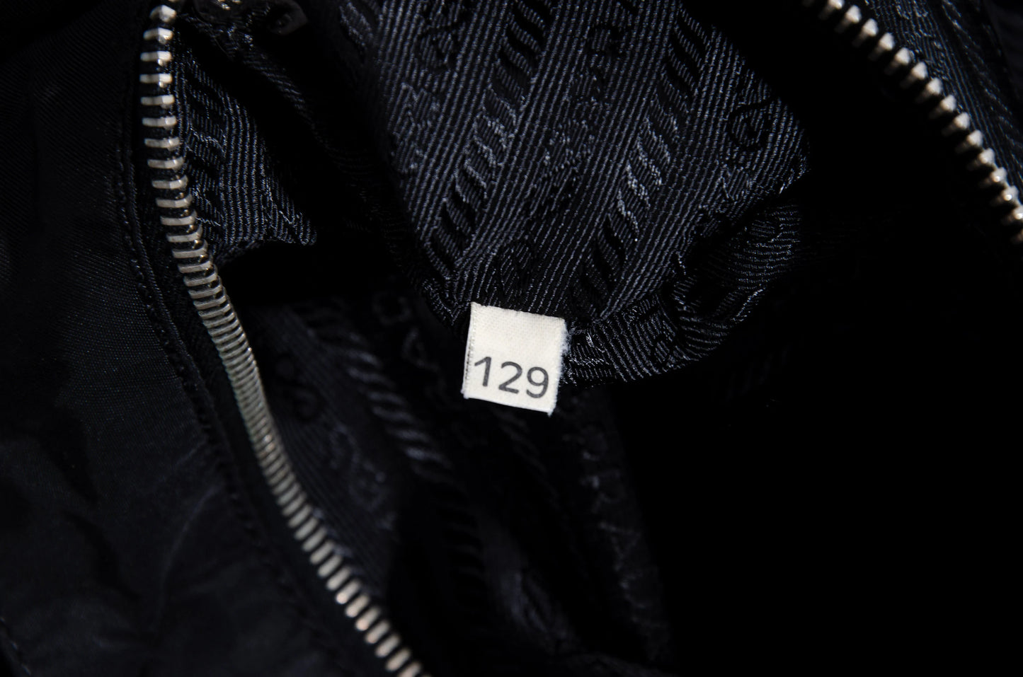 Vintage Prada black nylon bag with leather handles / Made in Italy
