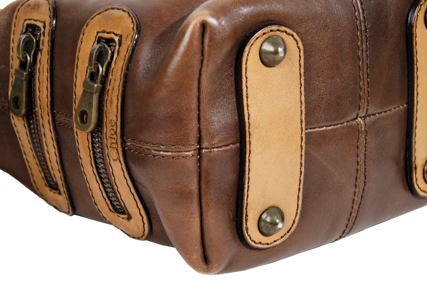 Vintage Chloé by Phoebe Philo leather chain strap bag / 2004 Chloé leather mini bag / Made in Italy