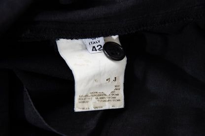 Vintage Margiela white label 100% wool herringbone wide leg drop crotch trousers