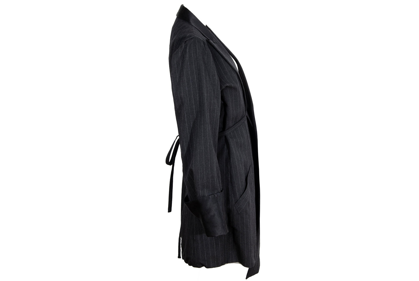 90s Masaki Matsushima rare avant garde wool deconstructed tuxedo coat / Made in Japan
