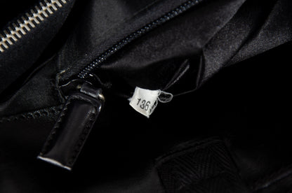 1990s Prada black box leather square tote bag / Made in Italy