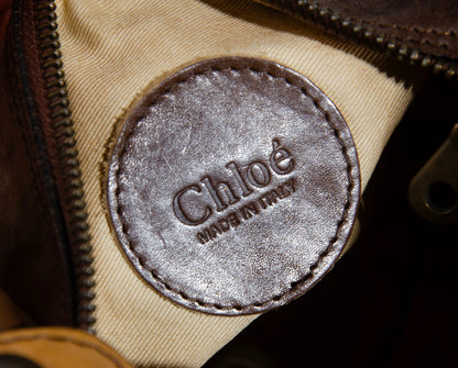 Vintage Chloé by Phoebe Philo leather chain strap bag / 2004 Chloé leather mini bag / Made in Italy