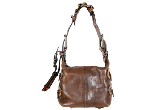 Vintage Chloé by Phoebe Philo leather chain strap bag / 2004 Chloé leather mini bag / Made in Italy