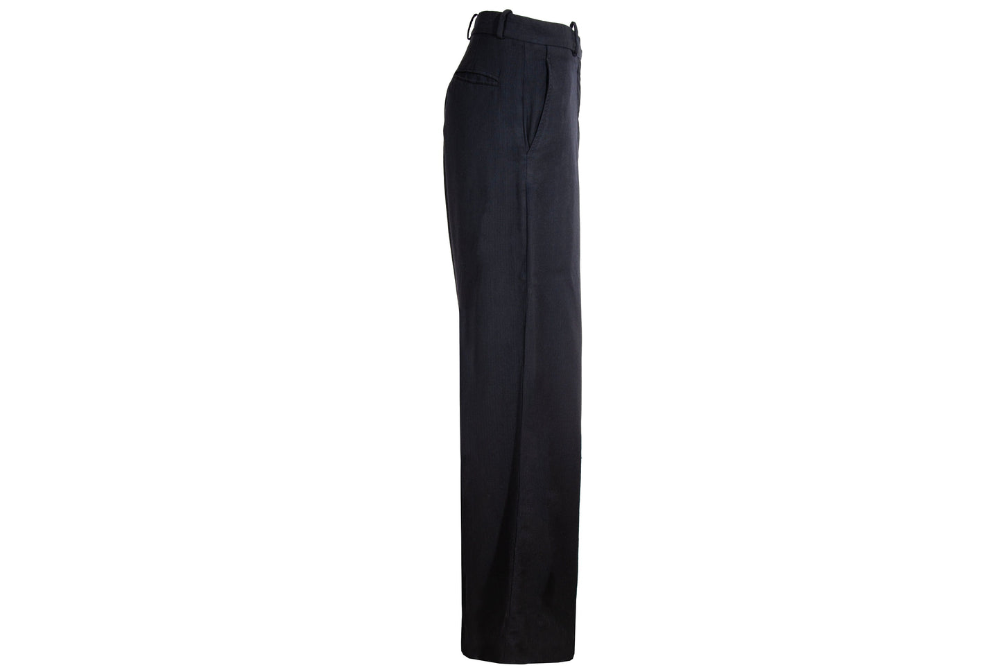 Vintage Margiela white label 100% wool herringbone wide leg drop crotch trousers