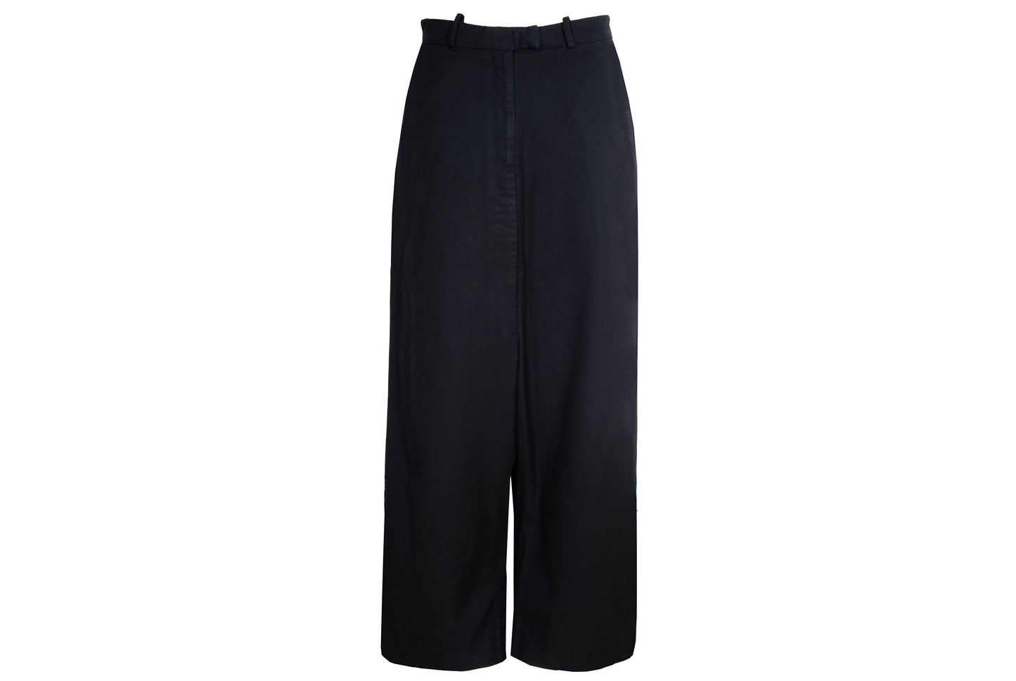Vintage Margiela white label 100% wool herringbone wide leg drop crotch trousers