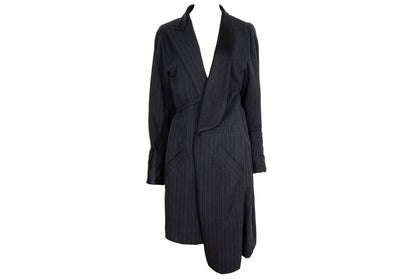 90s Masaki Matsushima rare avant garde wool deconstructed tuxedo coat / Made in Japan