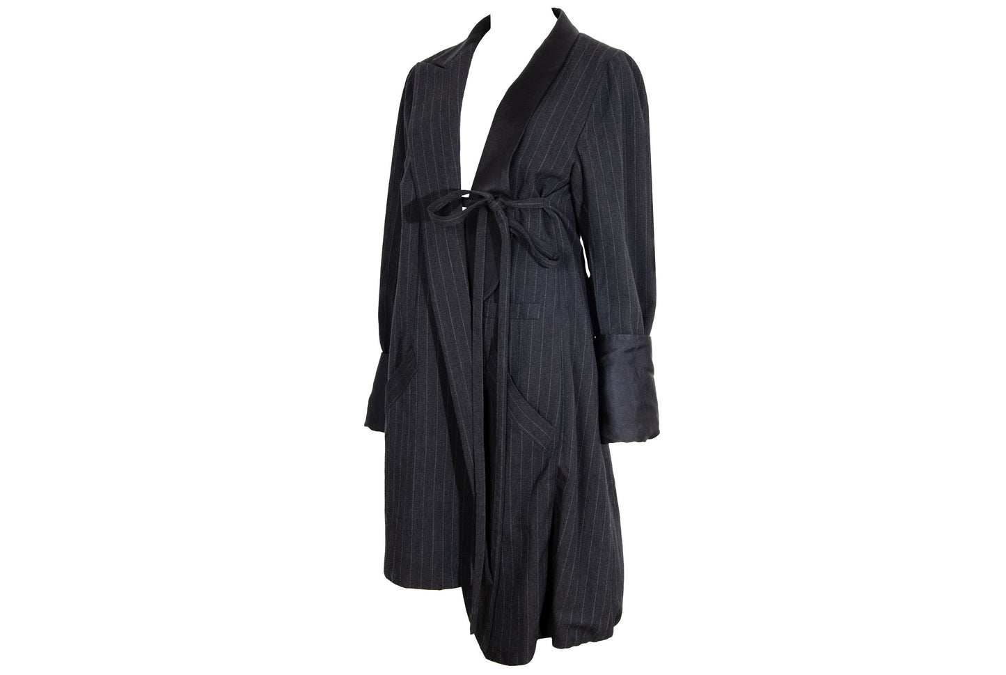 90s Masaki Matsushima rare avant garde wool deconstructed tuxedo coat / Made in Japan