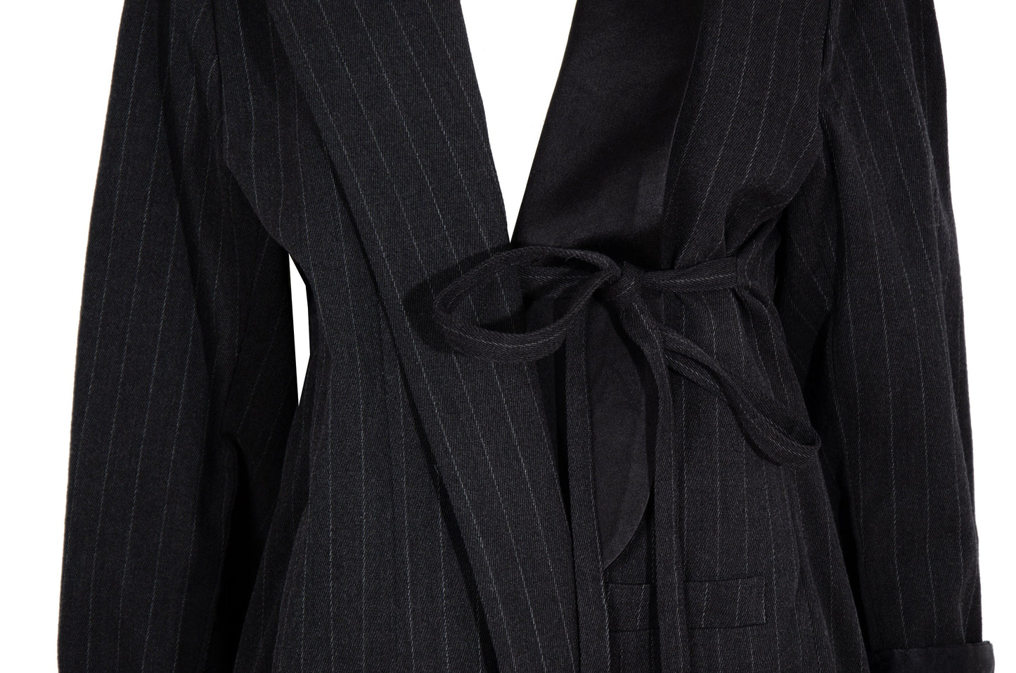 90s Masaki Matsushima rare avant garde wool deconstructed tuxedo coat / Made in Japan