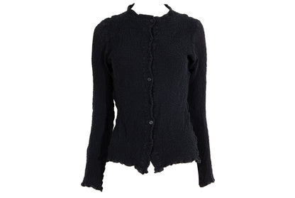 Vintage Issey Miyake Cauliflower permanent pleats button front top / Made in Japan