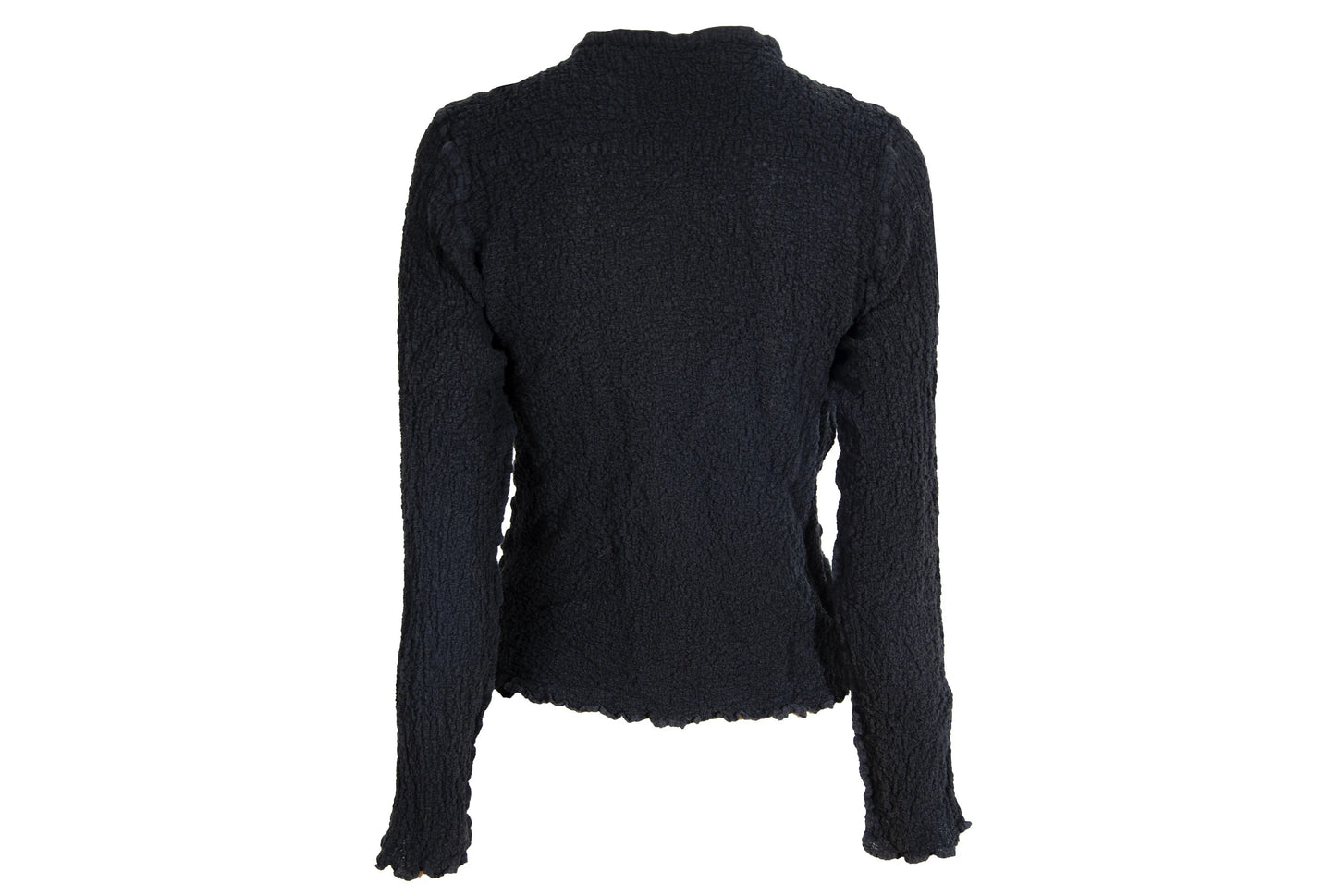 Vintage Issey Miyake Cauliflower permanent pleats button front top / Made in Japan