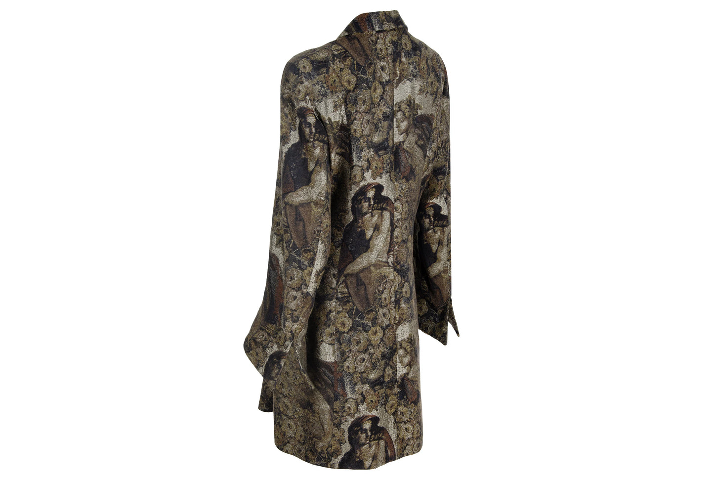 Vintage Amuleti renaissance woven tapestry coat / Amuleti by Mariella Burani tapestry coat / Made in Italy