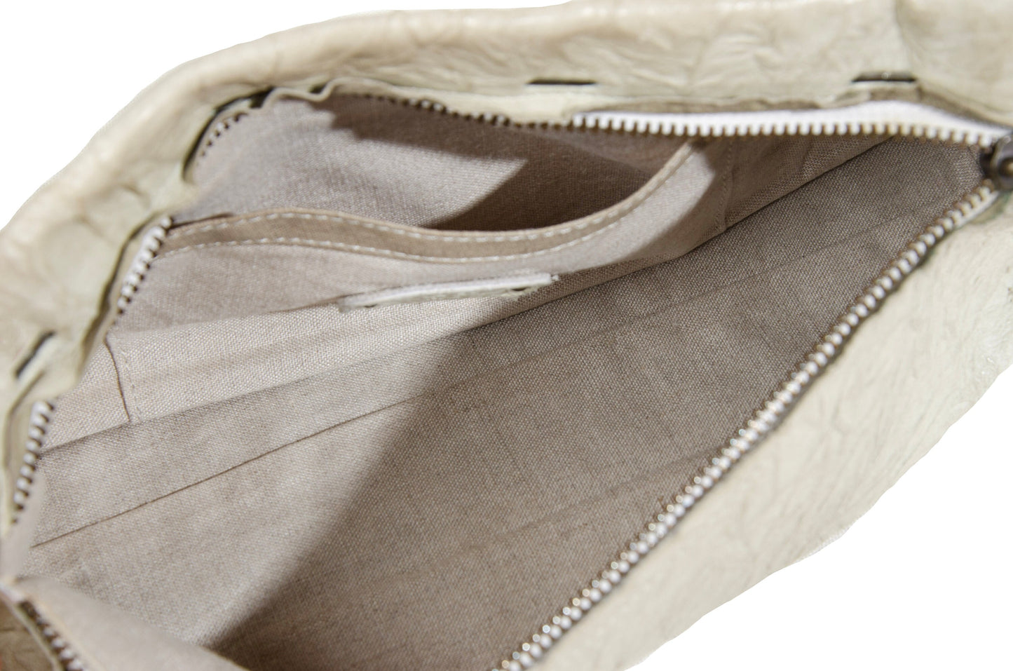 Japanese designer leather "paper" clutch bag / Avant garde folded trompe l'oeil leather lunch bag / Made in Japan