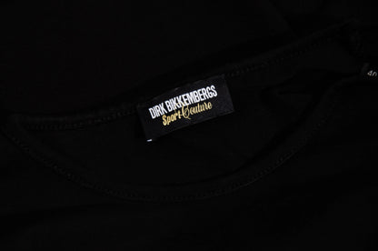2004 Dirk Bikkembergs "DIRK" black cotton tank top