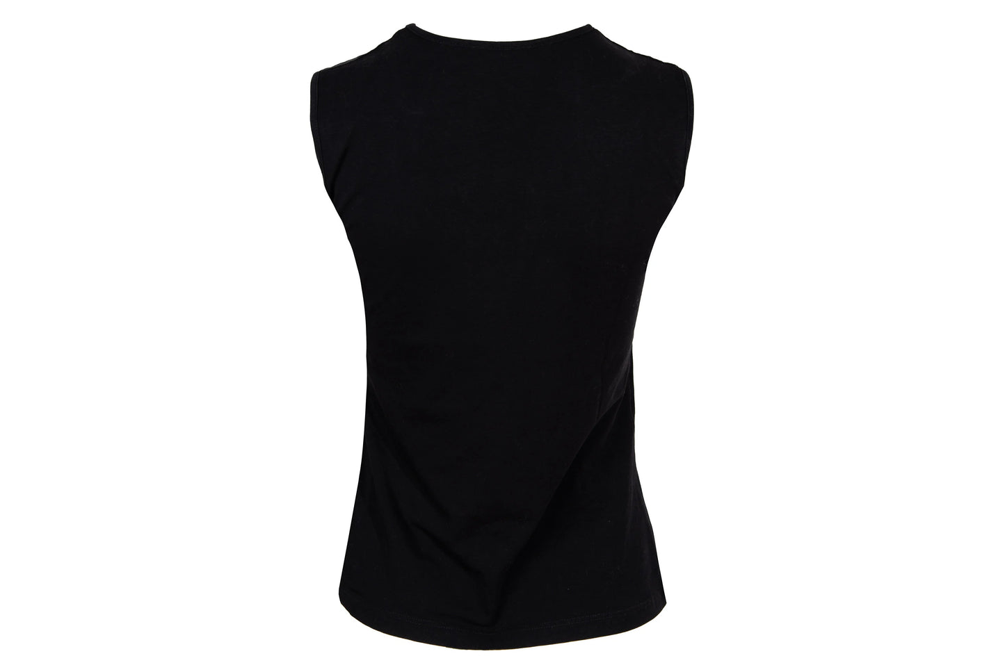2004 Dirk Bikkembergs "DIRK" black cotton tank top
