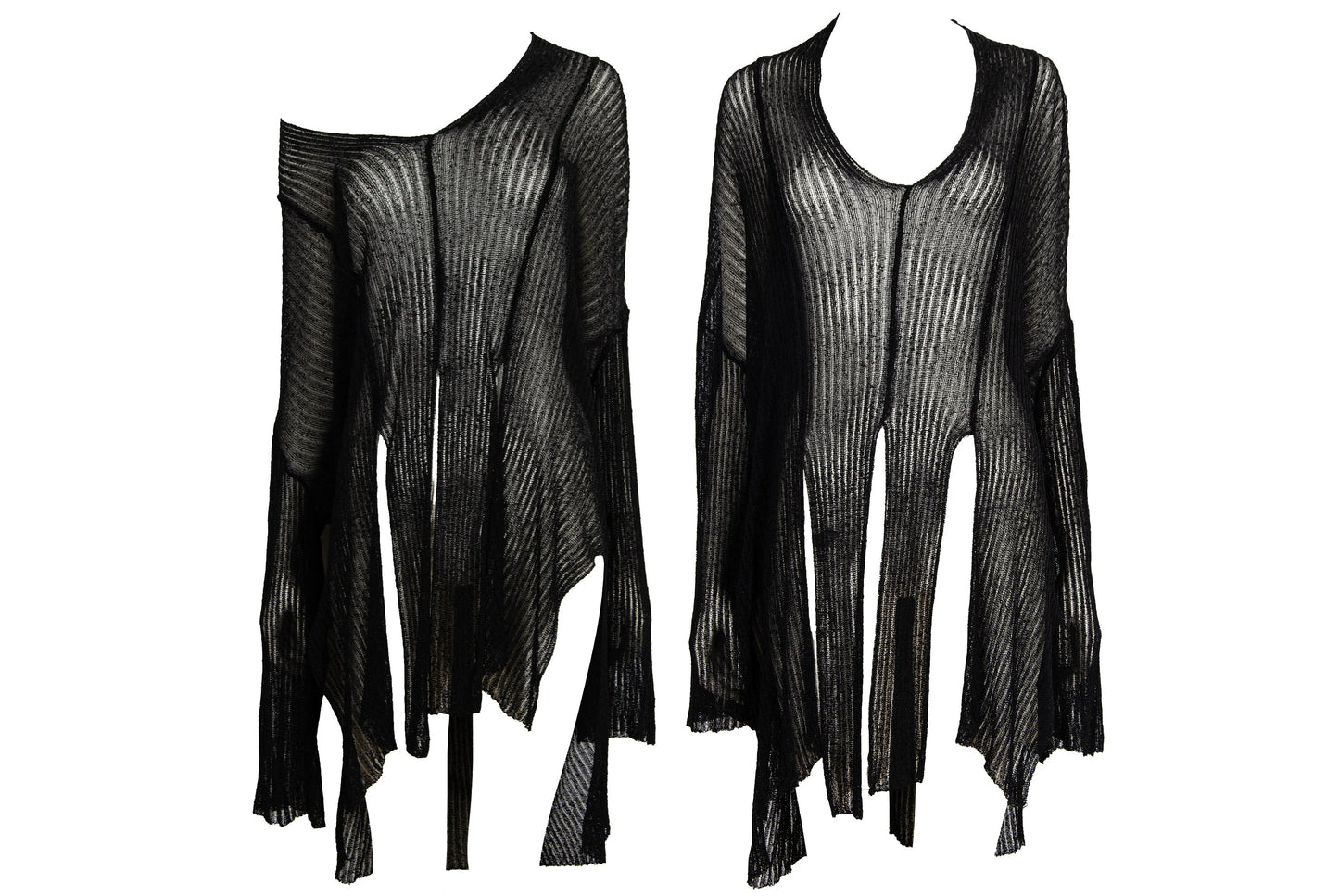 Vintage PierAntonioGaspari open knit oversized avant garde sweater / Made in Italy