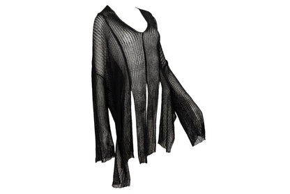 Vintage PierAntonioGaspari open knit oversized avant garde sweater / Made in Italy