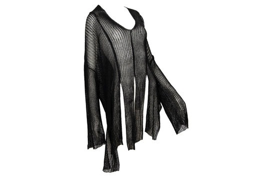 Vintage PierAntonioGaspari open knit oversized avant garde sweater / Made in Italy