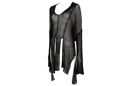 Vintage PierAntonioGaspari open knit oversized avant garde sweater / Made in Italy