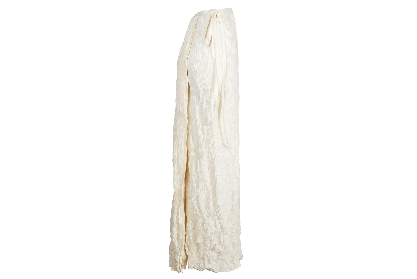 Vintage French designer two piece set / Permanent pleats tube top and maxi skirt two piece set / Made in France