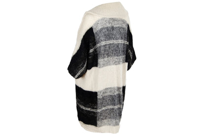 Vintage Dries Van Noten alpaca wool fuzzy chunky knit oversized cardigan / Made in Belgium