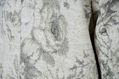 Vintage Amuleti by Mariella Burani victorian inspired mohair collar wool tapestry coat