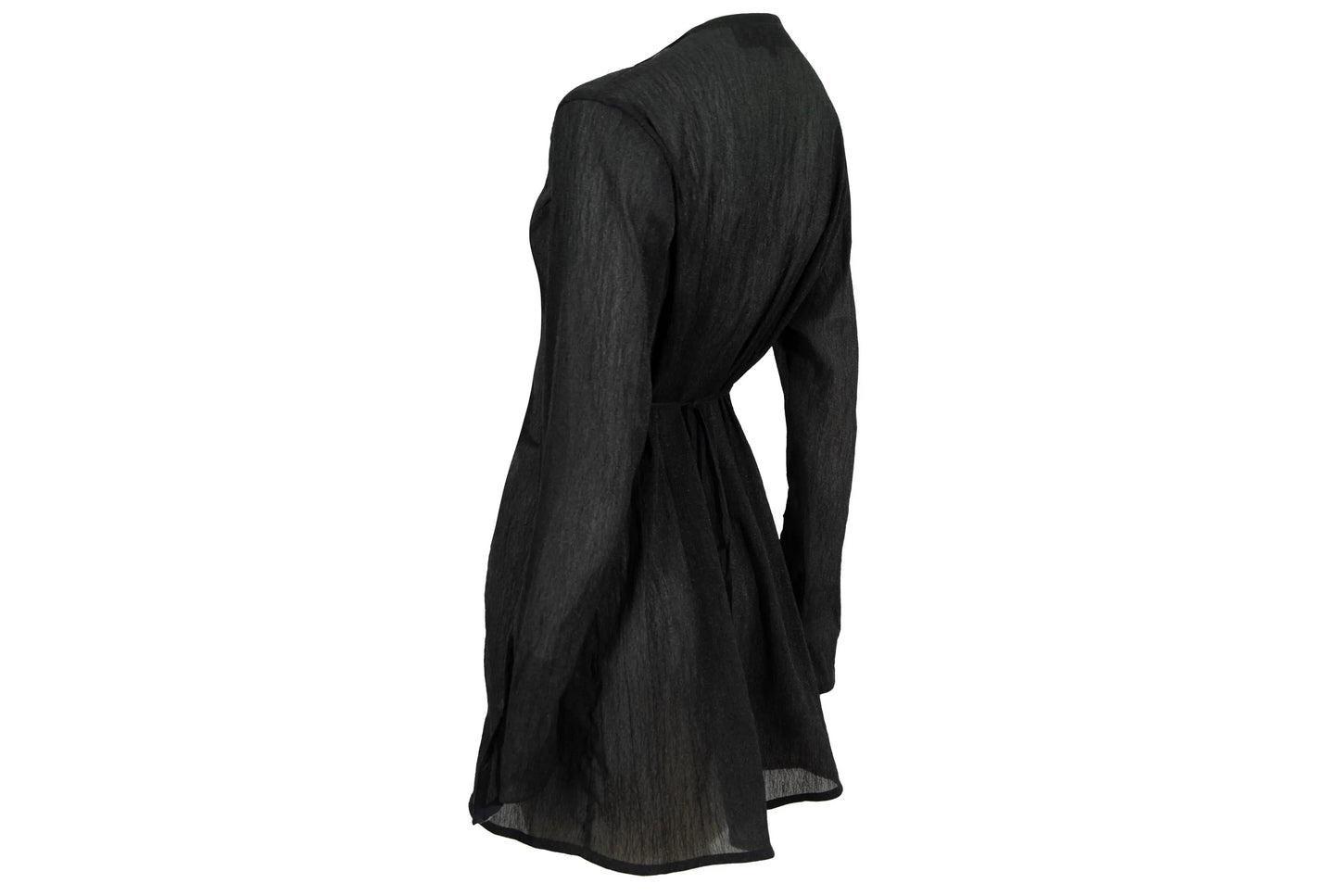 Vintage Kaat Tilley sheer asymmetrical button front cardigan / Made in Belgium