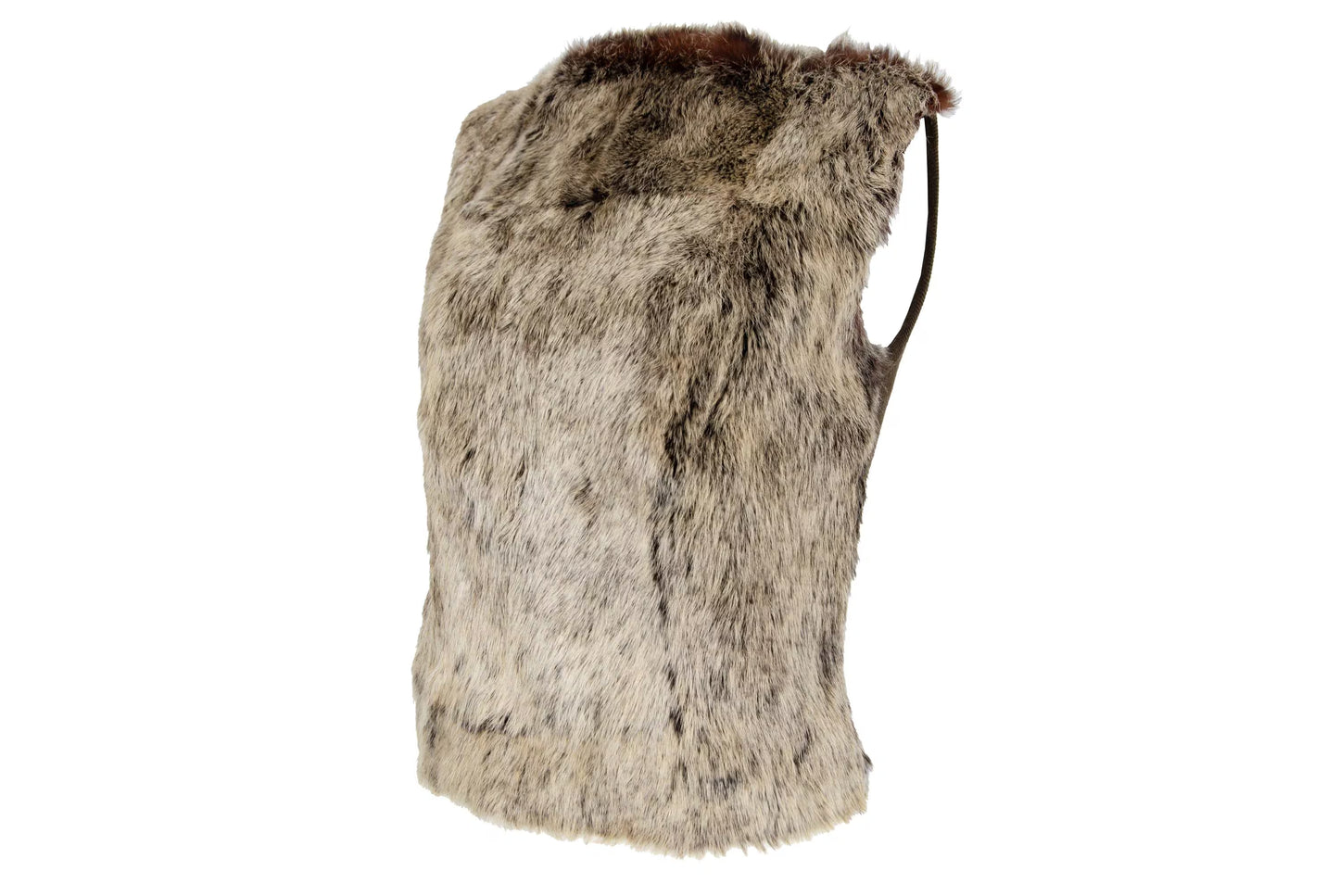 Vintage F/W 2000 Amaya Arzuaga rabbit fur and knit tank top / Made in Spain