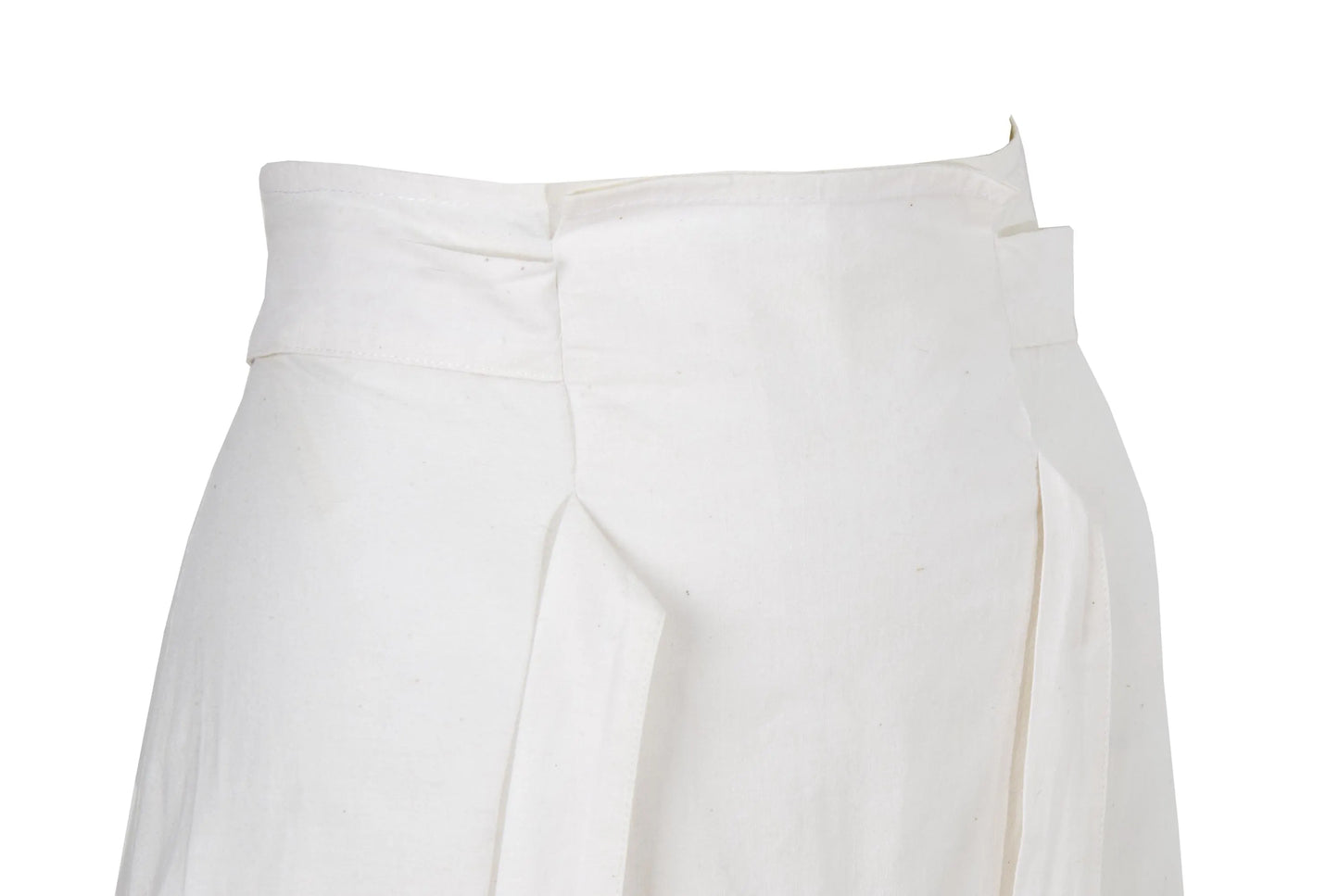 1994 Michel Klein "toile" white cotton maxi skirt / Made in France