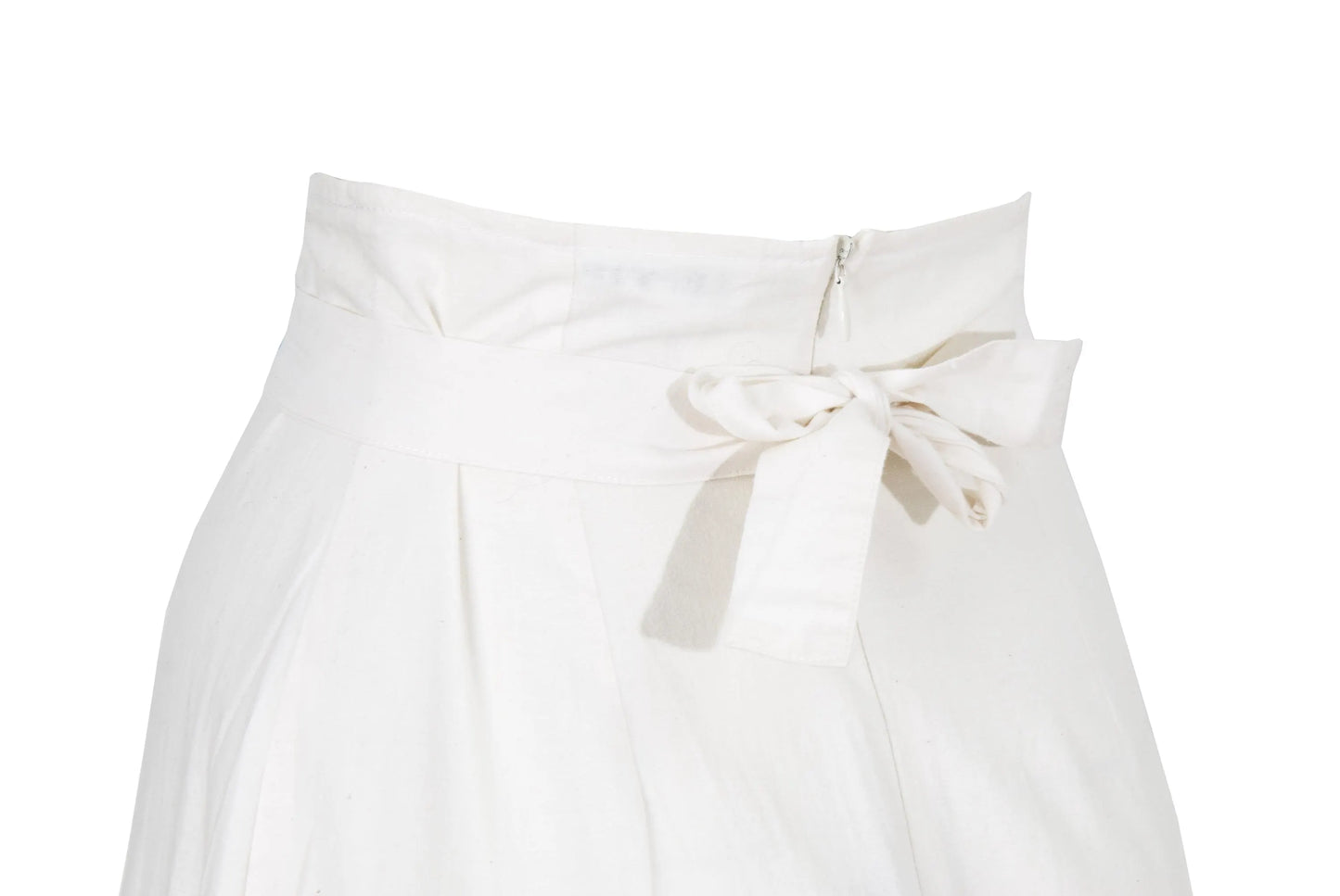 1994 Michel Klein "toile" white cotton maxi skirt / Made in France