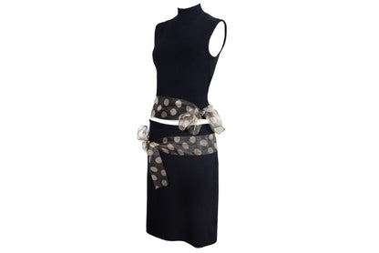 Vintage Amaya Arzuaga two piece set / High neck sleeveless top and skirt set / Made in Spain