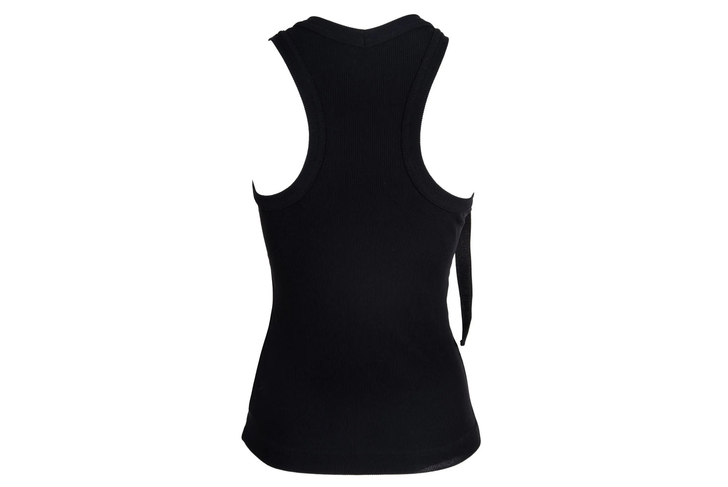 Vintage Dirk Bikkembergs asymmetrical straps black cotton tank top / Dirk Bikkembergs metal clip buckle strap sleeveless top / Made in Italy