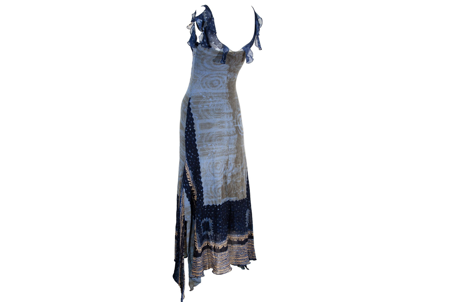 90s Italian brand mesh maxi dress / Made in Italy