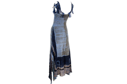 90s Italian brand mesh maxi dress / Made in Italy