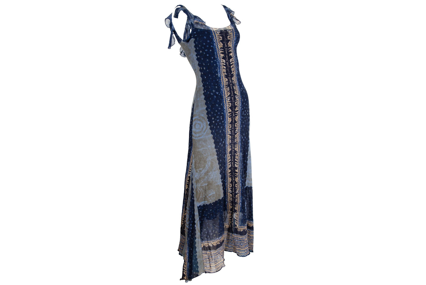 90s Italian brand mesh maxi dress / Made in Italy