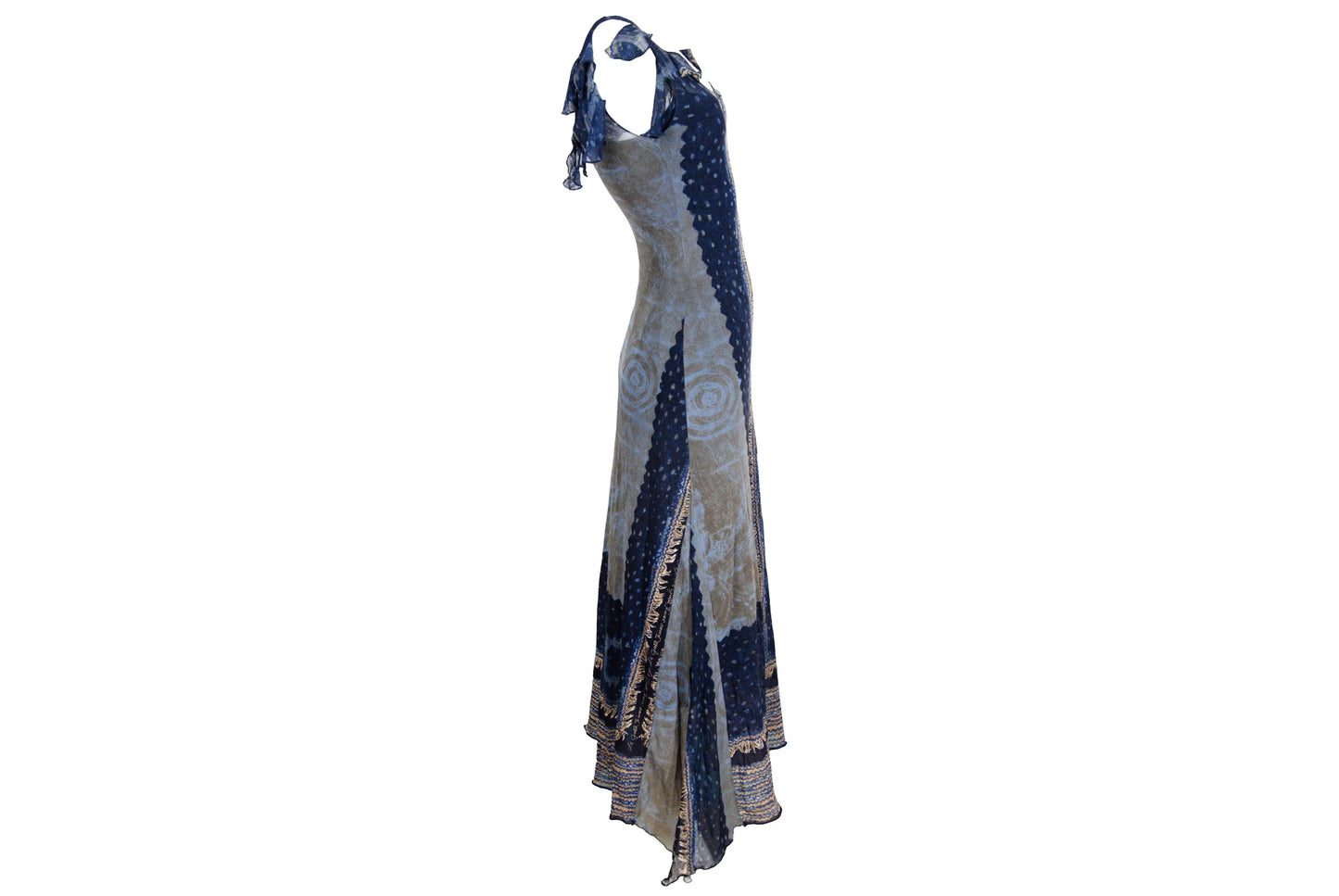 90s Italian brand mesh maxi dress / Made in Italy