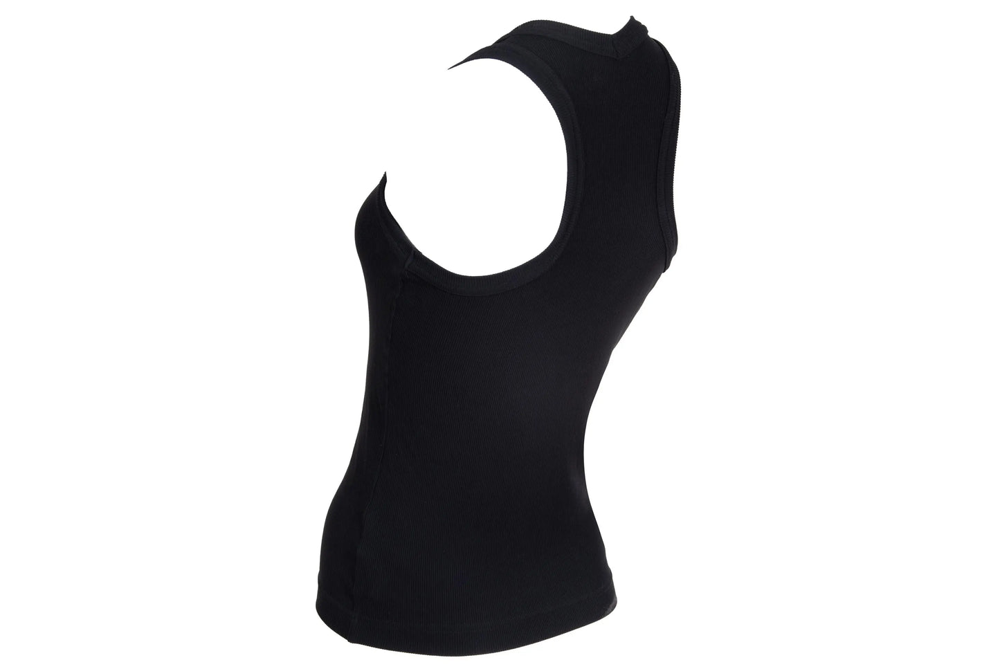 Vintage Dirk Bikkembergs asymmetrical straps black cotton tank top / Dirk Bikkembergs metal clip buckle strap sleeveless top / Made in Italy