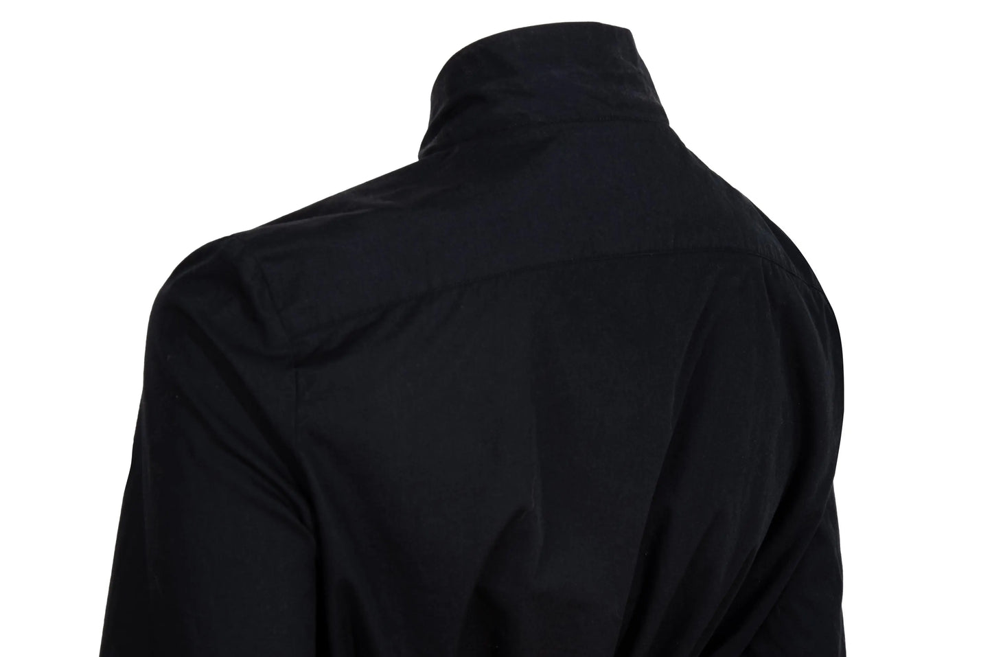 Vintage Marcel Marongiu black wrap shirt with balloon sleeves