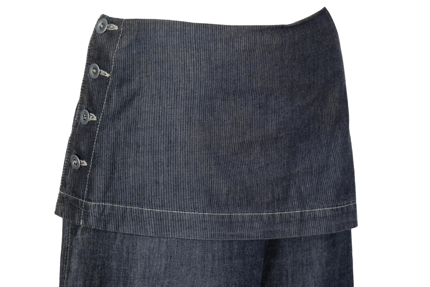 2000s Cop Copine skirt pants / Y2K Cop Copine wide leg cargo pants / Made in France