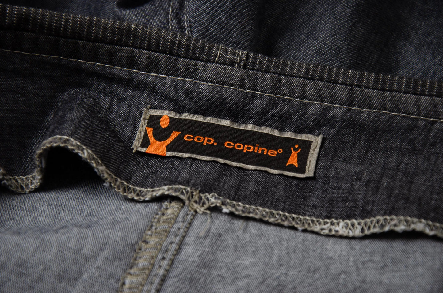 2000s Cop Copine skirt pants / Y2K Cop Copine wide leg cargo pants / Made in France