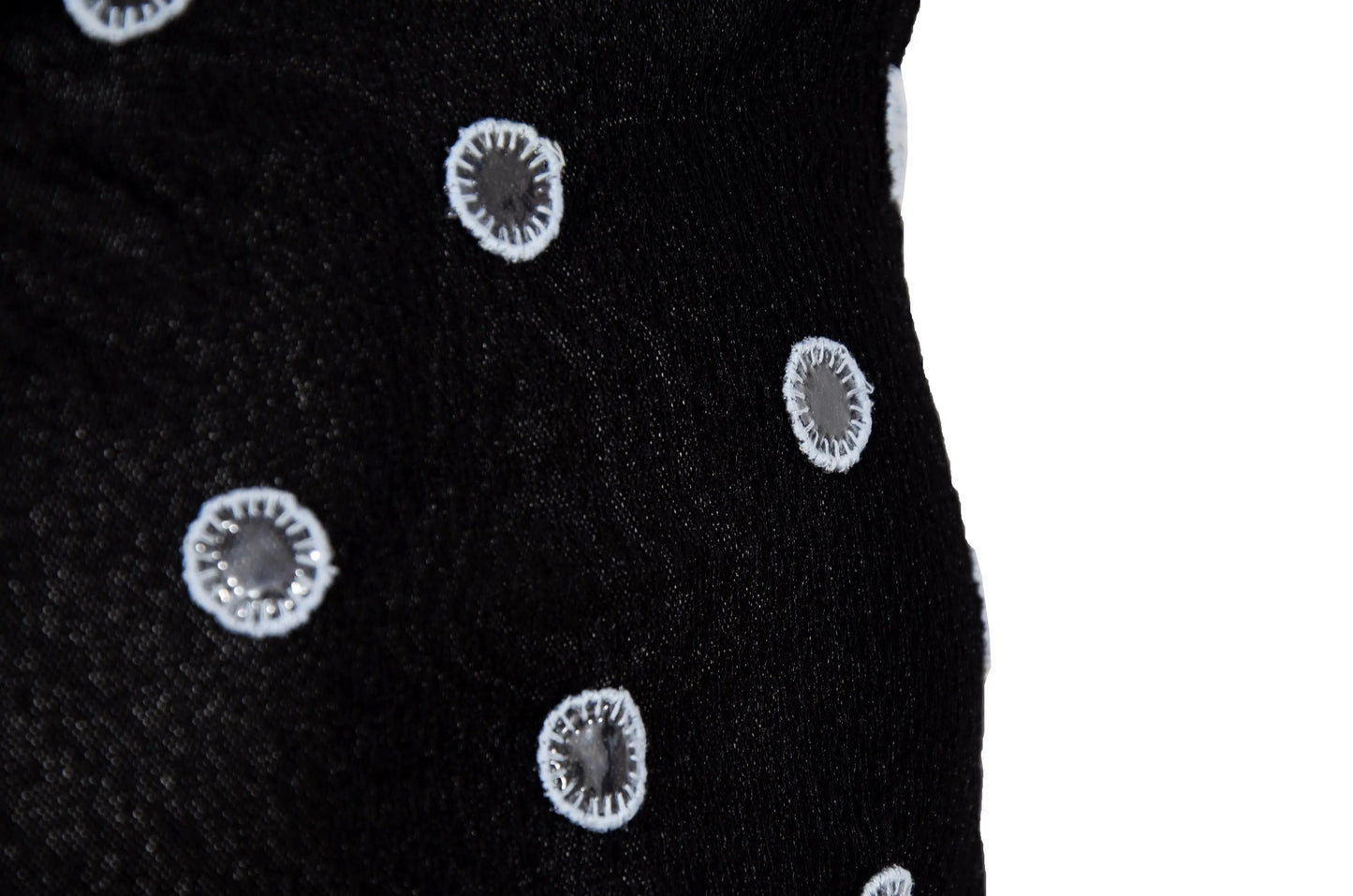 F/W 2000 Amaya Arzuaga mirror polka dot cowl neck sleeveless top / Made in Spain