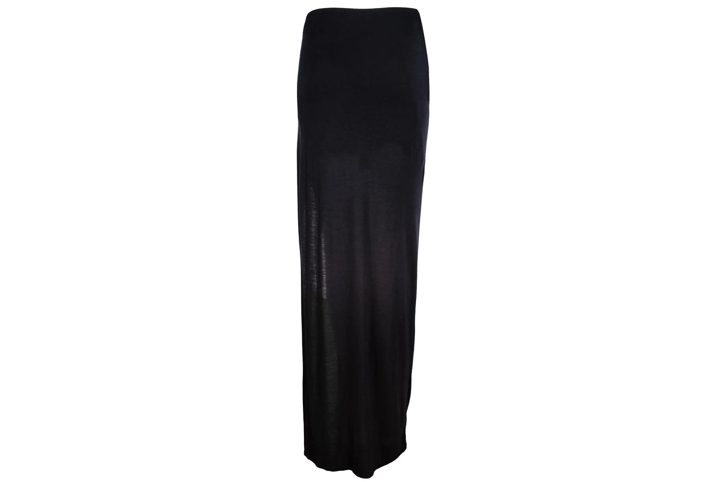 Helmut Lang black jersey skirt with side slit / Made in the USA